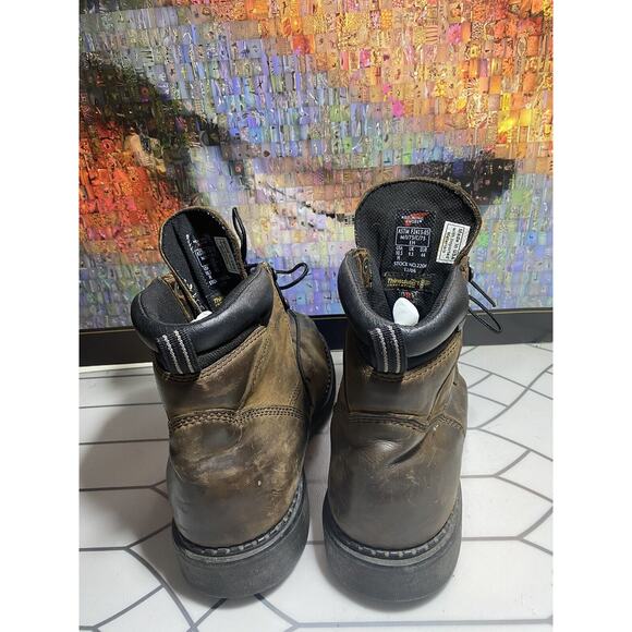 Red Wing 2206 Men\'s Size 10.5 H Brown Leather Steel Toe Waterproof Work Boots main image 2